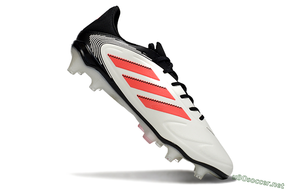 Men's Adidas Copa Pure 3 Elite FG Football Boots - White/Red/Black 4
