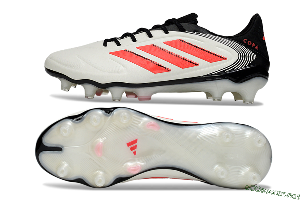 Men's Adidas Copa Pure 3 Elite FG Football Boots - White/Red/Black 1