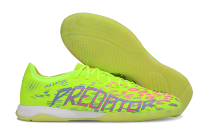 Men's Adidas Predator 25 Elite IC Football Shoes - Yellow/Pink/White