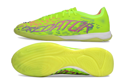 Men's Adidas Predator 25 Elite IC Football Shoes - Yellow/Pink/White