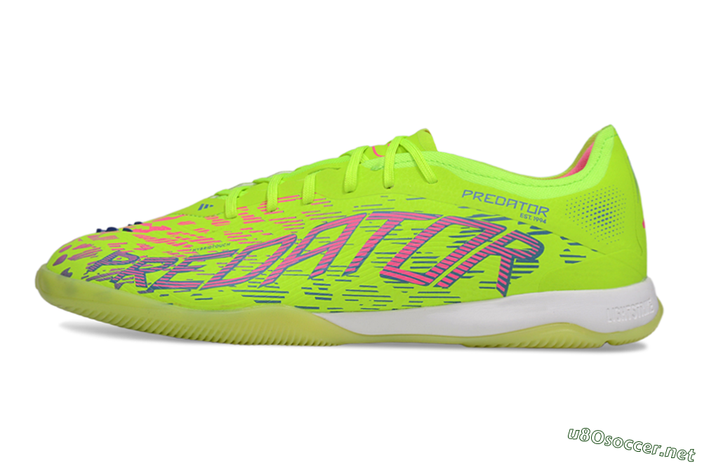 Men's Adidas Predator 25 Elite IC Football Shoes - Yellow/Pink/White 0