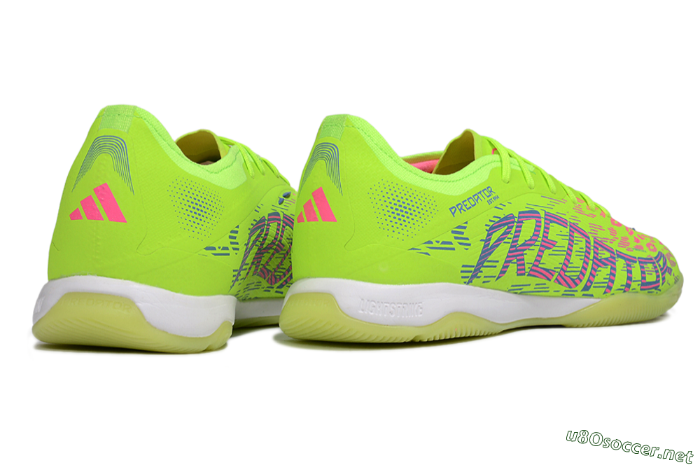 Men's Adidas Predator 25 Elite IC Football Shoes - Yellow/Pink/White 6