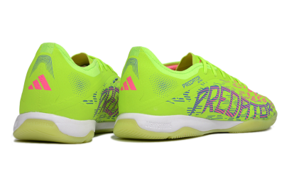 Men's Adidas Predator 25 Elite IC Football Shoes - Yellow/Pink/White