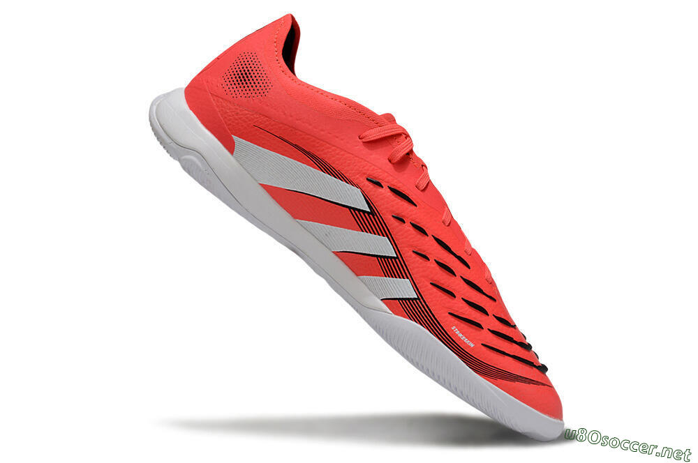 Men's Adidas Predator 25 Elite IC Football Shoes - Red/White/Black 4