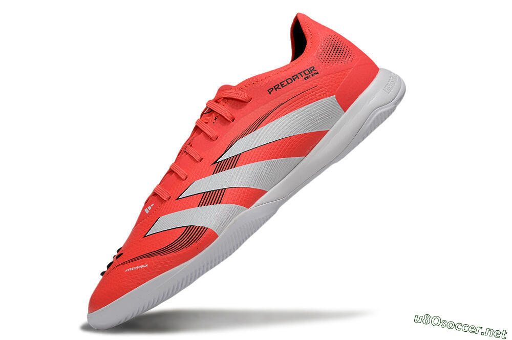 Men's Adidas Predator 25 Elite IC Football Shoes - Red/White/Black 5