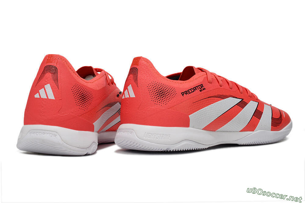 Men's Adidas Predator 25 Elite IC Football Shoes - Red/White/Black 6