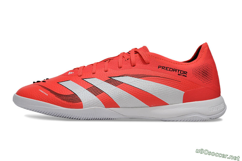 Men's Adidas Predator 25 Elite IC Football Shoes - Red/White/Black 0