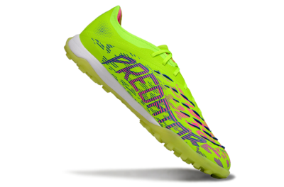 Men's Adidas Predator 25 Elite TF Football Shoes - Yellow/Pink/White