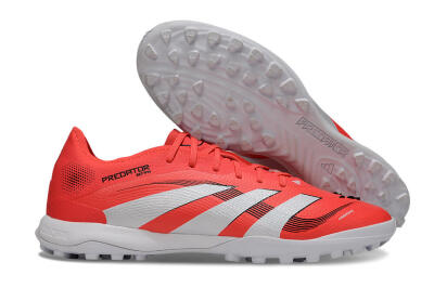 Men's Adidas Predator 25 Elite TF Football Shoes - Red/White/Black