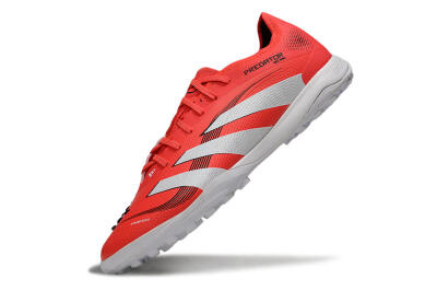 Men's Adidas Predator 25 Elite TF Football Shoes - Red/White/Black
