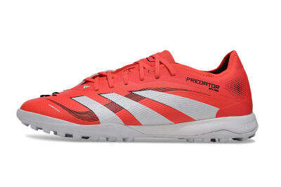 Men's Adidas Predator 25 Elite TF Football Shoes - Red/White/Black