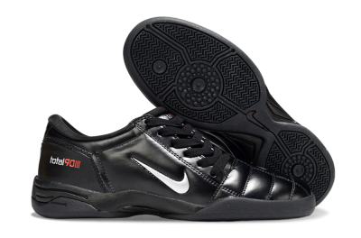 Men's Nike Total 90 II IC Football Shoes - Black/White/Red