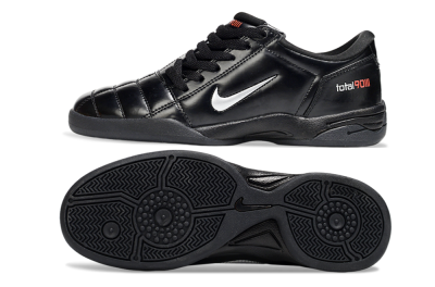 Men's Nike Total 90 II IC Football Shoes - Black/White/Red