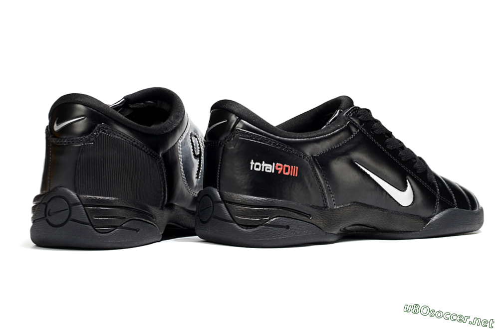 Men's Nike Total 90 II IC Football Shoes - Black/White/Red 6