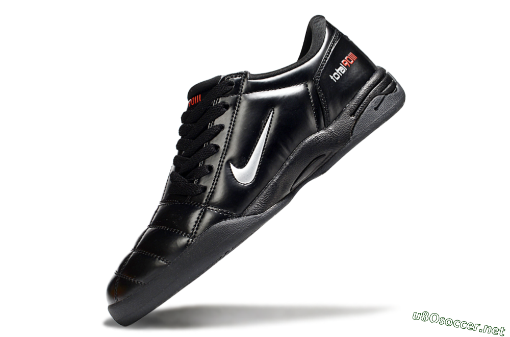 Men's Nike Total 90 II IC Football Shoes - Black/White/Red 5