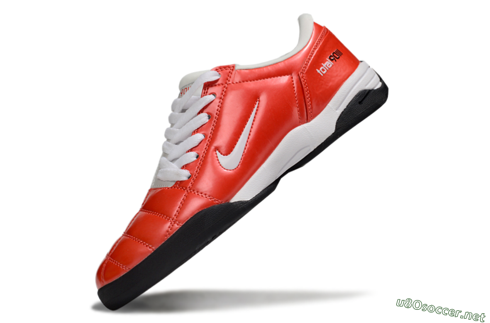 Men's Nike Total 90 II IC Football Shoes - Red/White/Black 5