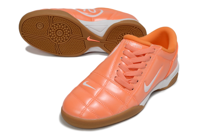 Men's Nike Total 90 II IC Football Shoes - Orange/White/Brown