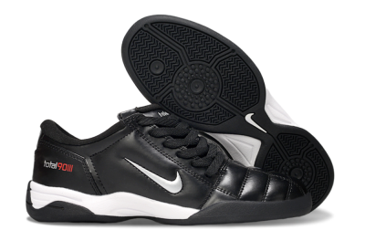 Men's Nike Total 90 II IC Football Shoes - Black/White