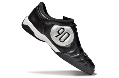 Men's Nike Total 90 II IC Football Shoes - Black/White