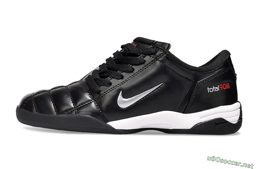 Men's Nike Total 90 II IC Football Shoes - Black/White 0
