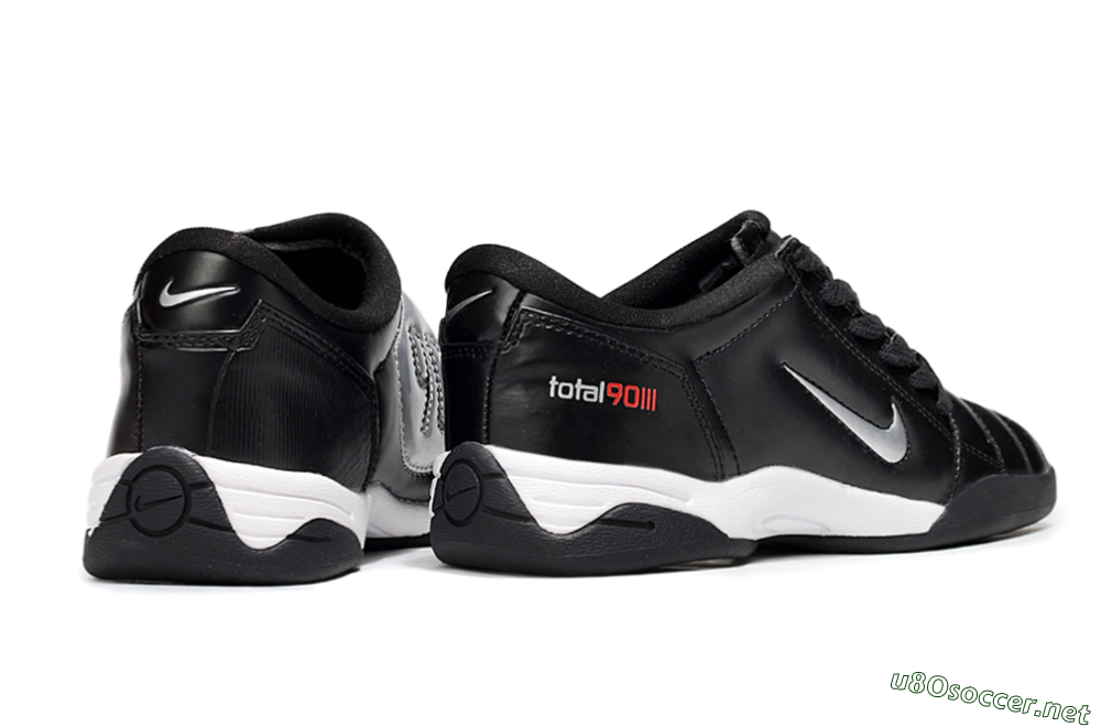 Men's Nike Total 90 II IC Football Shoes - Black/White 6