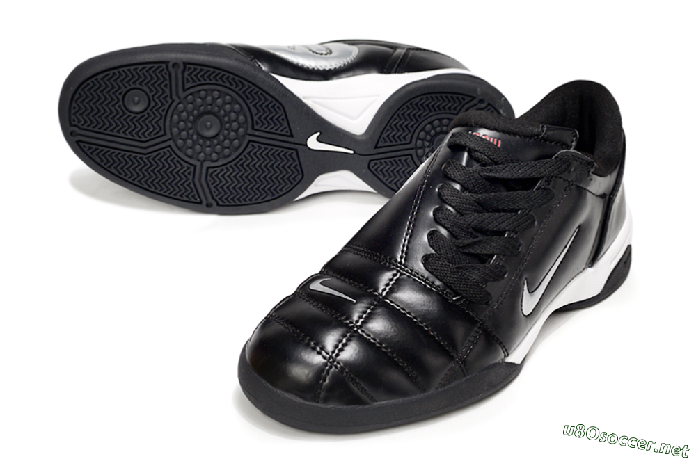 Men's Nike Total 90 II IC Football Shoes - Black/White 3
