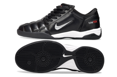 Men's Nike Total 90 II IC Football Shoes - Black/White