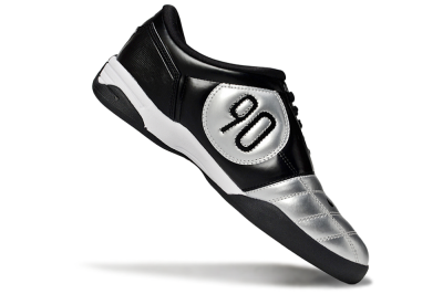 Men's Nike Total 90 II IC Football Shoes - Silver/Black/White