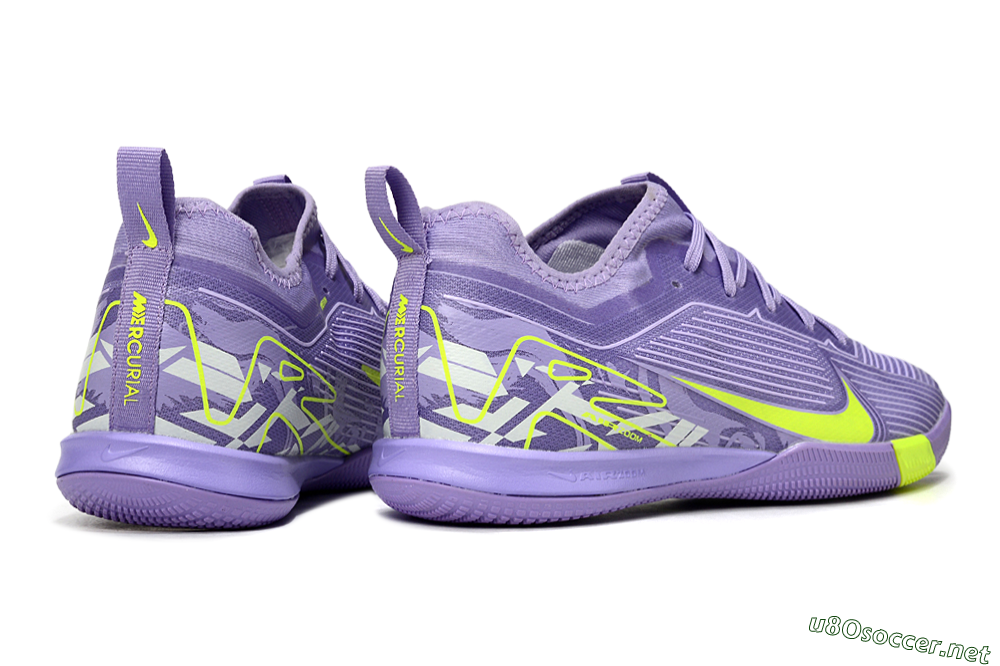 Men's Nike Air Zoom Mercurial Vapor 16 Pro IC Football Shoes - Purple/Yellow/White 6