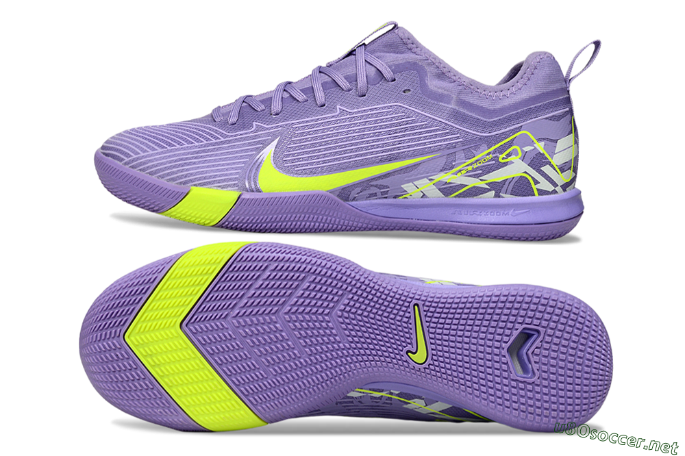 Men's Nike Air Zoom Mercurial Vapor 16 Pro IC Football Shoes - Purple/Yellow/White 1