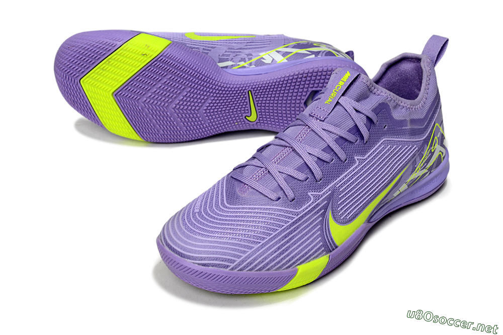 Men's Nike Air Zoom Mercurial Vapor 16 Pro IC Football Shoes - Purple/Yellow/White 3
