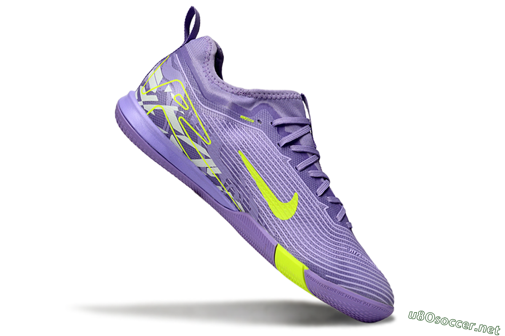 Men's Nike Air Zoom Mercurial Vapor 16 Pro IC Football Shoes - Purple/Yellow/White 4