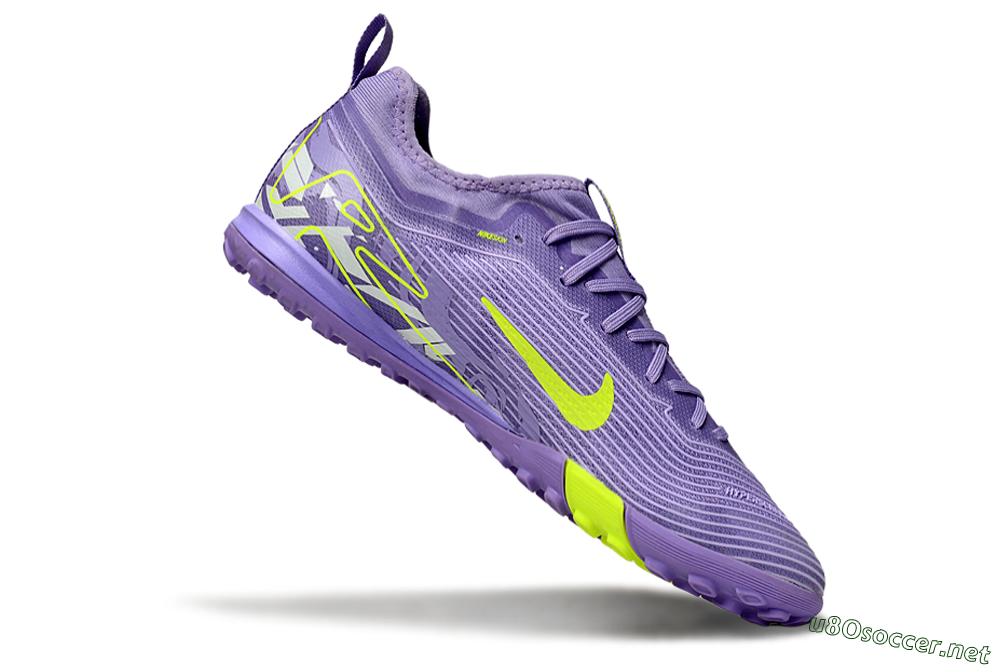 Unisex Nike Air Zoom Mercurial Vapor 16 Pro TF Football Shoes - Purple/Yellow/White 4