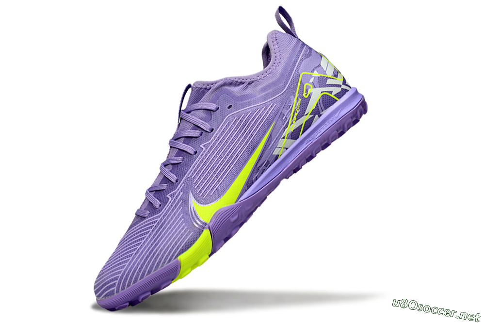 Unisex Nike Air Zoom Mercurial Vapor 16 Pro TF Football Shoes - Purple/Yellow/White 5