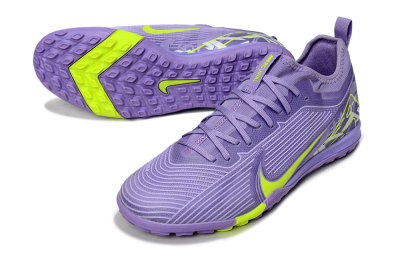 Unisex Nike Air Zoom Mercurial Vapor 16 Pro TF Football Shoes - Purple/Yellow/White