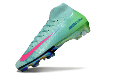 Unisex Nike Air Zoom Mercurial Superfly 10 Elite FG Football Boots - Jade/Pink/Gold
