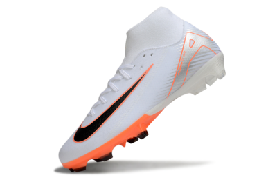 Men's Nike Air Zoom Mercurial Superfly 10 Academy FG Football Boots - White/Black/Orange/Silver