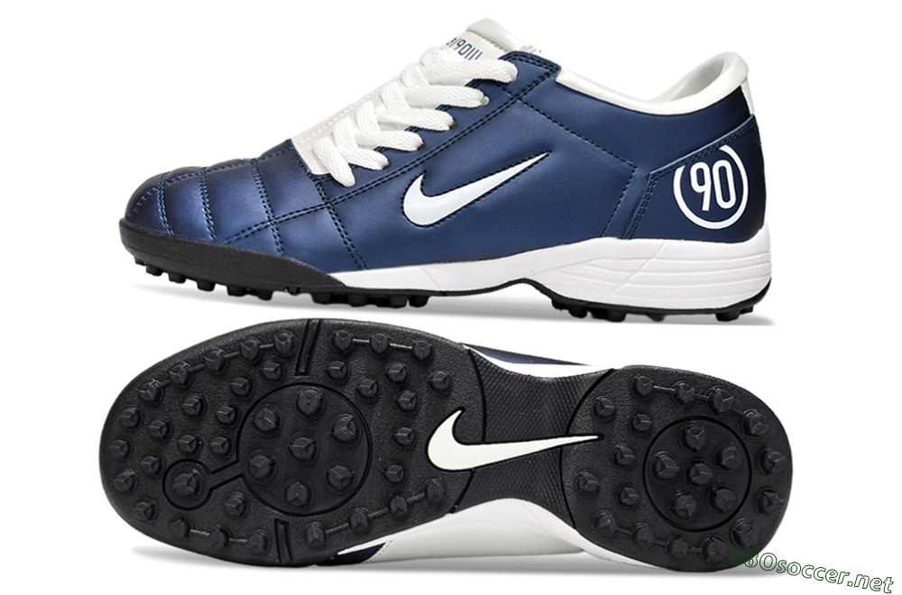 Unisex Nike Total 90 II TF Football Shoes - Blue/White/Black 1