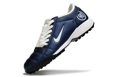 Unisex Nike Total 90 II TF Football Shoes - Blue/White/Black