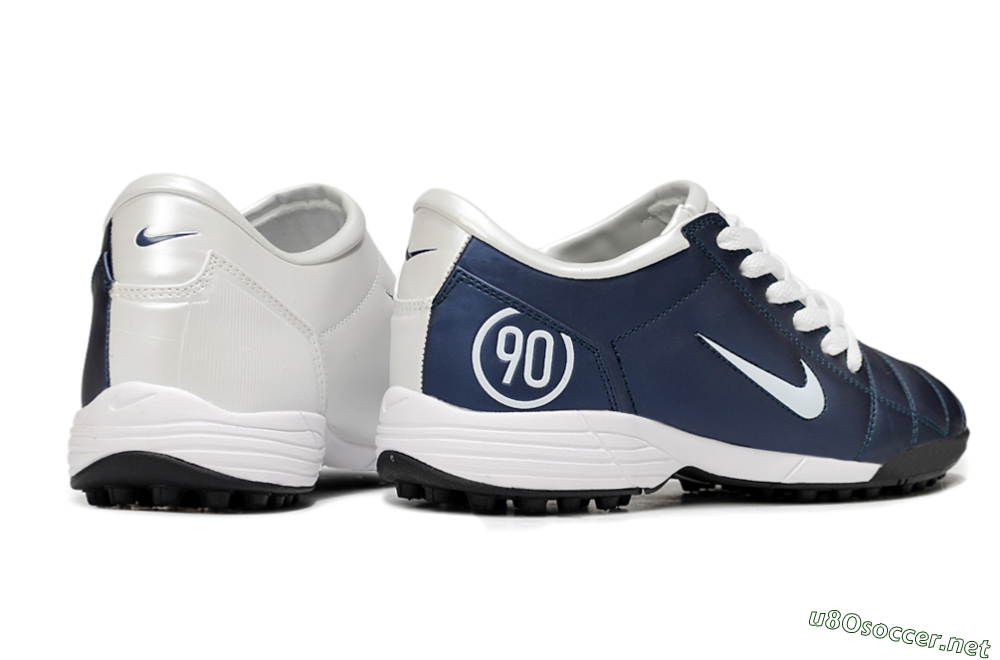 Unisex Nike Total 90 II TF Football Shoes - Blue/White/Black 6
