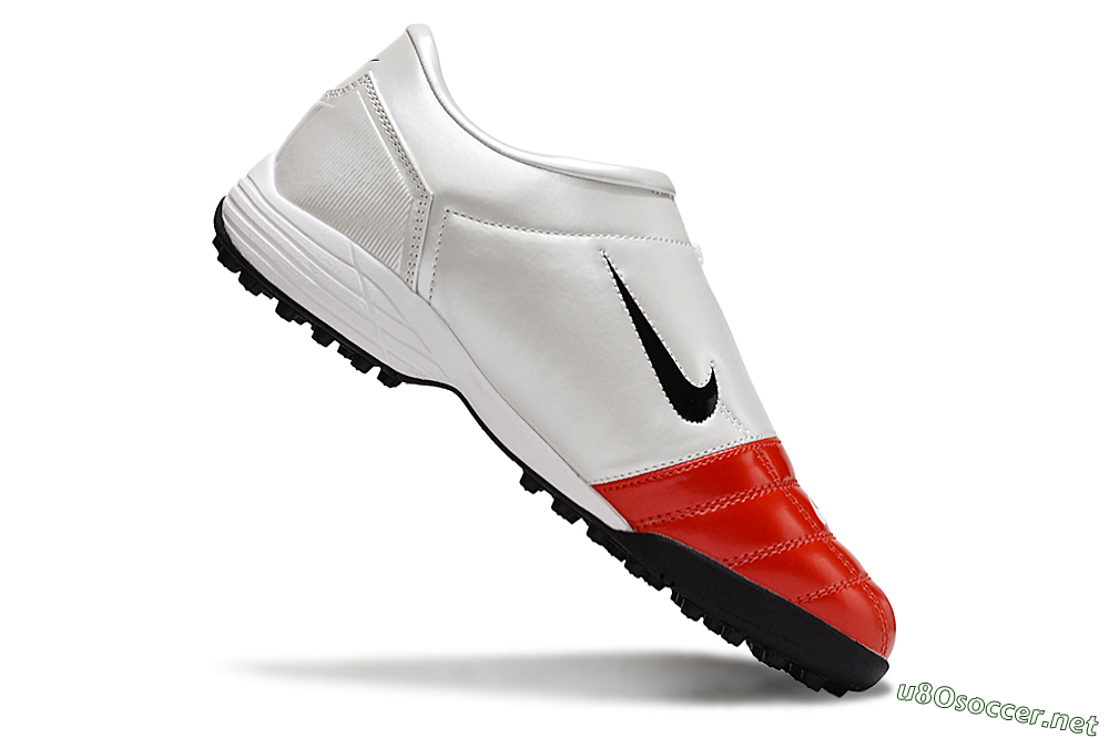 Unisex Nike Total 90 II TF Football Shoes - Red/White/Black 4