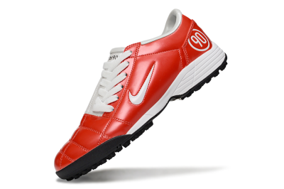 Unisex Nike Total 90 II TF Football Shoes - Red/White/Black
