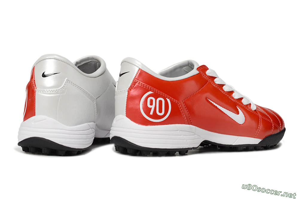 Unisex Nike Total 90 II TF Football Shoes - Red/White/Black 6