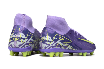 Men's Nike Air Zoom Mercurial Superfly 10 Academy AG Football Boots - Purple/Yellow/White