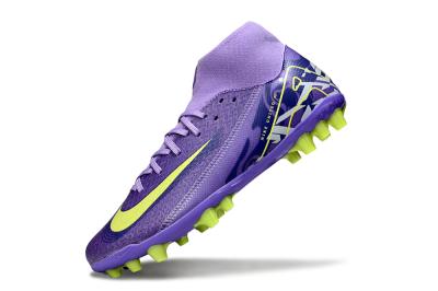 Men's Nike Air Zoom Mercurial Superfly 10 Academy AG Football Boots - Purple/Yellow/White