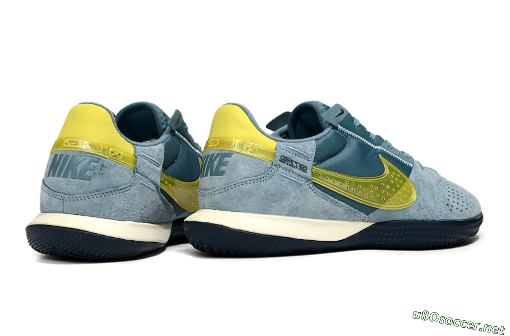 Men's Nike Street Gato IC Football Shoes - Blue/Yellow 6