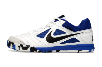 Men's Nike Lunar Gato 2 IC Football Shoes - White/Blue/Black