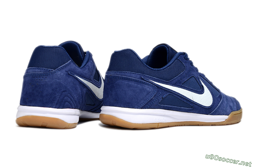 Men's Nike Lunar Gato 2 IC Football Shoes - Blue/White 6