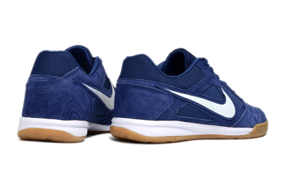Men's Nike Lunar Gato 2 IC Football Shoes - Blue/White