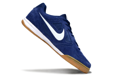 Men's Nike Lunar Gato 2 IC Football Shoes - Blue/White